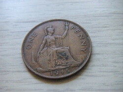 1 Penny 1945 England