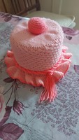 Crochet toilet paper holder baby pink