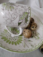 Tavaszi "mandalás "- porcelán reggeliző szett / 1 személyes