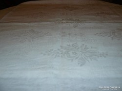 Beautiful white vintage floral damask pillowcase