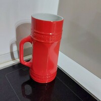 Red porcelain jug