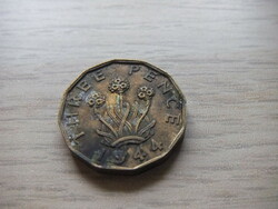 3 Penny 1944 England