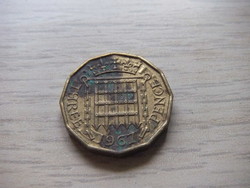 3 Penny 1967 England