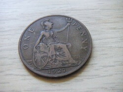 1 Penny 1927 England