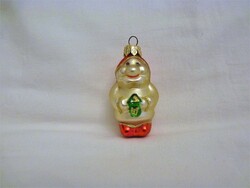 Retro-style glass Christmas tree decoration - dwarf!