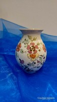 Zsolnay butterfly pattern porcelain vase