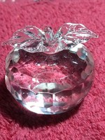 Beautiful crystal ornament 1 apple