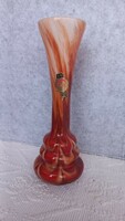 Vb opeline florence opal glass vase