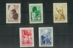1949. Vit i. Budapest World Youth and Student Meeting - cut postal clean line