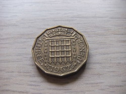 3 Penny 1962 England