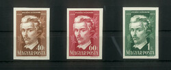 1950. Sándor Petőfi (iii.) - Cut postal line
