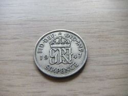 6 Penny 1947 England