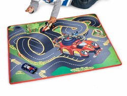 Disney store mickey and the car racers play set: play mat with small cars (mickey, pete)