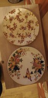 2 antique plates
