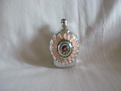 Old glass Christmas tree decoration - water bottle!