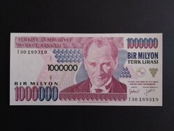 Törökország 1 millió Lira 1995 Unc