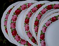 Beautiful rose/gilded mz large plates