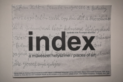 Index-Link, a művészet helyszínei / Places of Art - no.62-63. 2008. nov-dec. A. Menesi - C. Rauch