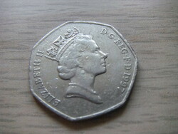 50 Penny 1997 England