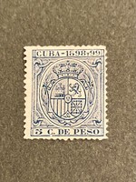 KUBA , 1898-1899 BÉLYEG