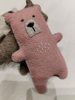 Felt wool felt - teddy bears / in the spirit of nature