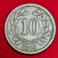 1915. Ausztria 10 Heller (984)
