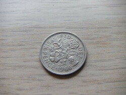 6 Penny 1966 England