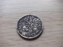 6 Penny 1963 England