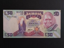 Zambia 50 Kwacha 1986 Unc