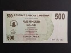 Zimbabwe $500 2006 oz