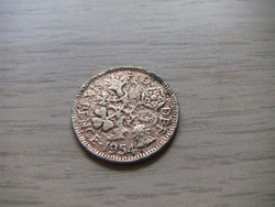 6 Penny 1954 England