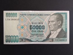 Turkey 50000 lira 1995 unc