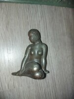 Little Mermaid, metal statue, bronzed