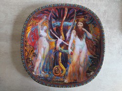 Ernst Fuchs Adam and Eve - collectible porcelain plate