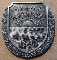 Magyar Úszó Egyesület 1893 . 33 mm  12,1 gramm . Ag Ezüst  . POSTA VAN !  Olvass  !