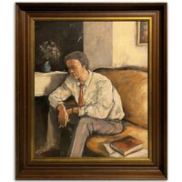 Stefán henrik (1896-1971) pensive, 1967 /we provide an invoice for its purchase/