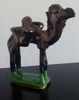 Vintage. Ceramic camel figurine with old bronze effect for sale