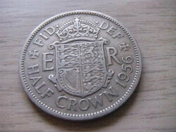 1/2 Crown 1956 England