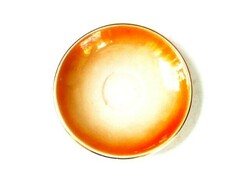 Eosino cute orange small plate, pearlescent ceramic