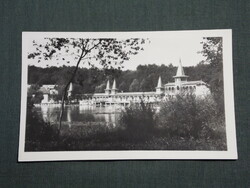 Detail of postcard, Hévíz spa, spa pavilion view