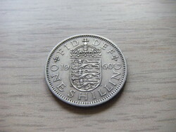 1 Shilling 1960 England (English coat of arms three lions on the coronation shield)