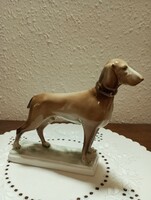 Zsolnay Vizsla figure