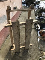 Retro wooden sled