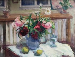 Esther Farkas (1900 - 1983) flower still life