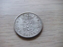 1 Shilling  1965   Anglia  ( Angol címer Három Oroszlán a Koronázási Pajzson  )