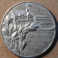 Magyar Atlétikai Club 1875 . 38 mm  22,9 gramm . Ag Ezüst  . POSTA VAN !  Olvass  !
