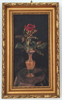 Jobbágyi-hololya oil painting - flower still life guarantee