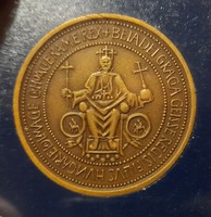 Bee Szeged 1983 jubilee. Bronze. Mnb in a case. (There is a post office) !