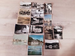 Old postcards from Balaton, Siofok, Balatonfüred, Tihany, Balatonfüzfő, Fonyód...