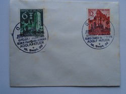 D200539 Danzig 19 Sept.1939 Commemorative stamp on envelope